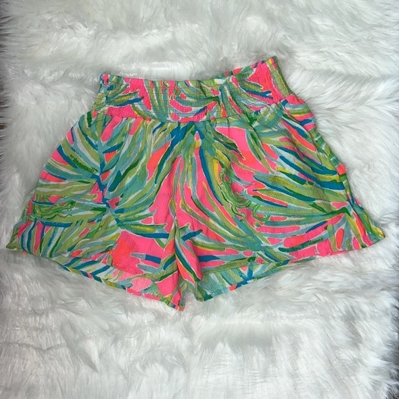 NWOT LILLY PULITZER Tropical Print Shorts Sri Lanka Size XS - Picture 2 of 13